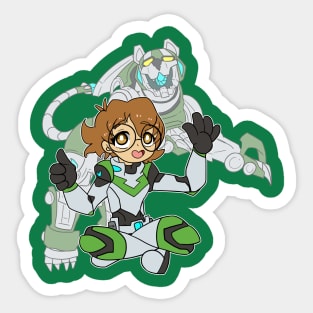 Voltron Green Lion Pidge Sticker